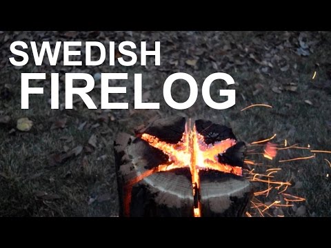 Swedish Fire Torch - Long Burning Fire From A Single Log