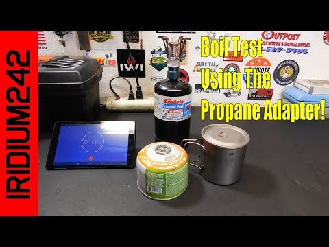 Boil Test: Propane With Adapter VS Iso Butane