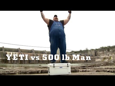 YETI vs. 500 lb Man | YETI Coolers