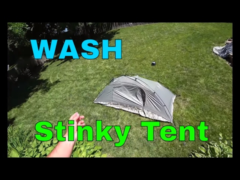 How to Wash a Tent with Bad Odor Smell | ICS Improved Combat Shelter