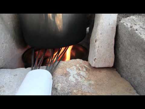 bacon grease fuled survival hunting, hobo camping stove
