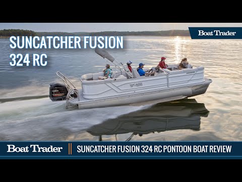 2020 SunCatcher Fusion 324 RC Pontoon Boat Review