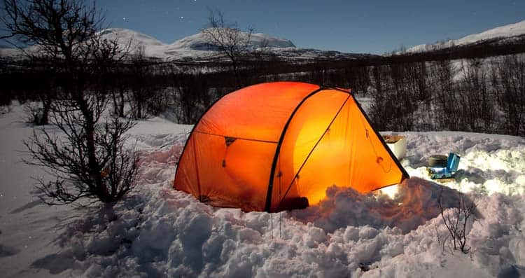 3 season 2025 tent in winter