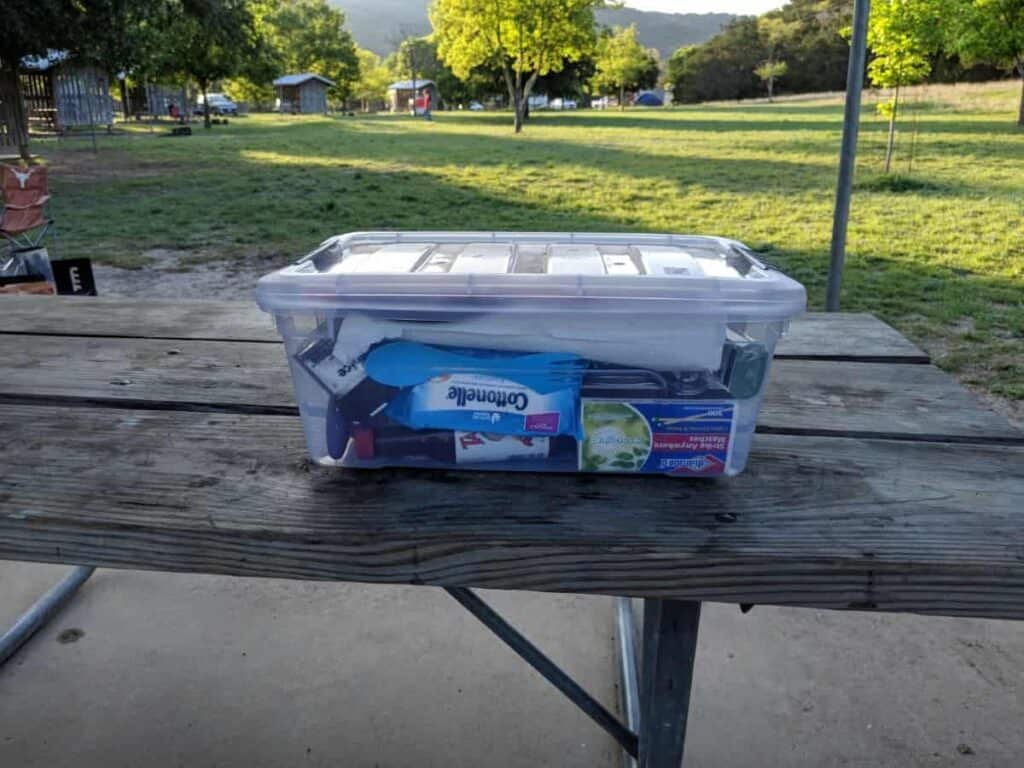 camping kitchen box