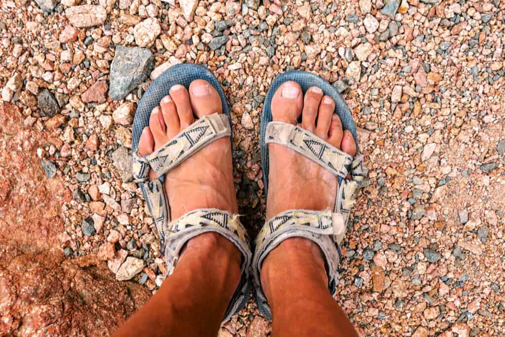 barefoot hiking sandals