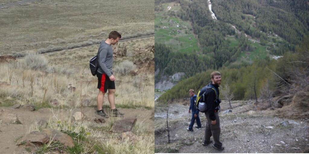 me-hiking-with-shorts-and-pants-in-dual-picture