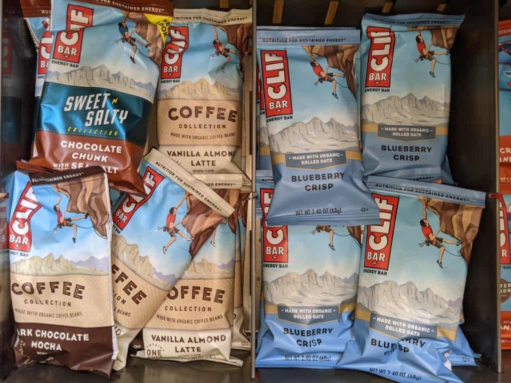 clif bars at rei