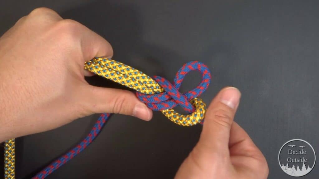 Sheet bend with a quick release